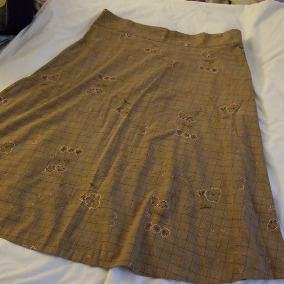 Gypsy Flower Vine Pink& Cream Skirt 💗 - Picture 4 of 5